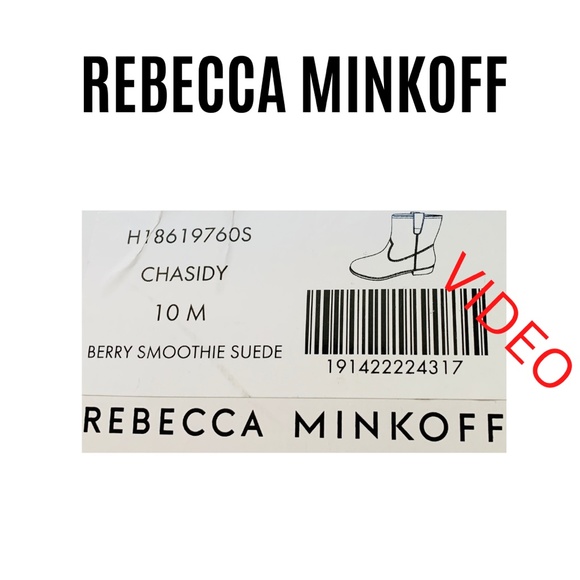 REBCCA MINKOFF Chasidy Berry Smoothie Suede Bootie Fawn Tan Size 10 M - Picture 4 of 8